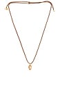 view 1 of 3 Gifting Marquise Necklace in Chocolate