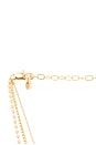 view 3 of 3 Crystal Layers Necklace in Clear & Gold