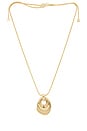 view 1 of 3 Liquid Pendant Necklace in Gold