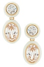 view 1 of 2 Duet Drop Earrings in Clear
