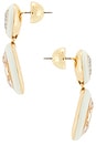view 2 of 2 Duet Drop Earrings in Clear