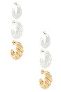 view 1 of 3 Two-tone Essential Hoop Set in Multi