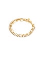 view 1 of 6 Crystal & Oval Chain Bracelet Set in Gold