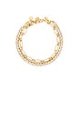 view 2 of 6 Crystal & Oval Chain Bracelet Set in Gold