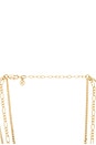 view 4 of 3 Gilded Layered Link Necklace in Gold