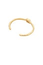 view 4 of 3 Molten Crystal Cuff in Gold