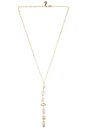view 1 of 3 Bezel-set Multi-stone Necklace in Gold