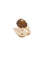 view 1 of 3 Oval Stone Dome Ring in Multi