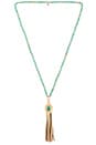 view 1 of 1 Hippie Wake Up Necklace in Turquoise & Gold