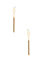 view 2 of 2 СЕРЬГИ С КИСТОЧКАМИ in Gold