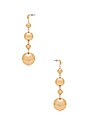 view 2 of 2 Drop Earring in Gold