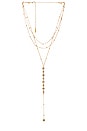 view 1 of 1 COLLIER LARIAT MULTI-RANGS in Gold