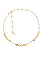 view 2 of 3 Mini Disc Lariat in Gold