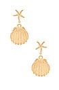 view 1 of 2 X REVOLVE Seashell Drop Earrings in Gold
