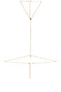 view 2 of 2 Madonna Body Chain in Gold