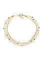 view 1 of 1 Anklet in Rainbow & Gold