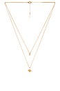 view 1 of 2 Layered Star Necklace in Gold