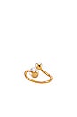 view 3 of 3 Pearl Ring in Pearl & Gold