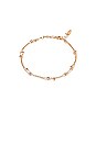 view 2 of 3 Crystal Anklet in Gold