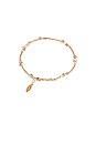 view 3 of 3 Crystal Anklet in Gold