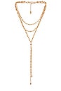 view 1 of 2 Gold Lariat Necklace in Gold