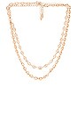 view 1 of 2 Layered Chain Necklace in Gold