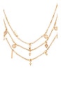 view 2 of 2 COLLIER À PLUSIEURS RANGS in Gold