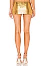view 3 of 5 Shimmer Skirt in Gold