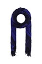 view 2 of 4 Studio Magnolia Europa Scarf in Black & Blue