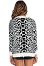 view 3 of 5 Lizard Queen Jumper in White/ Black in White & Black