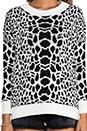 view 4 of 5 Lizard Queen Jumper in White/ Black in White & Black