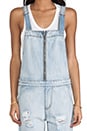 view 5 of 5 Simple Life Overalls in Vintage Blue