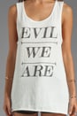 view 3 of 4 Evil Army Tank in White