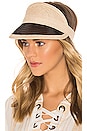 view 1 of 3 Vicky Visor in Natural & Black
