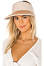 view 1 of 3 Ricky Visor in Camel & White