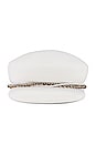 view 3 of 3 CHAPEAU SABRINA in Winter White