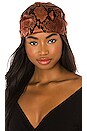 view 1 of 3 Gigi Turban in Rust & Black