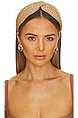 view 1 of 3 Rosanna headband in Camel & Gold