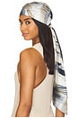view 1 of 3 Gigi Headscarf in Ivory, Beige, & Navy