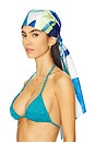 view 1 of 3 Gigi Headscarf in Blue Multi