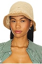 view 1 of 3 Bailey Bucket Hat in Ivory & Camel