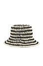view 1 of 2 Jonah Bucket Hat in Natural & Black