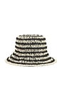view 2 of 2 Jonah Bucket Hat in Natural & Black