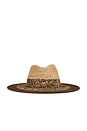 view 1 of 3 SOMBRERO PESCA LOURDES in Camel & Chocolate