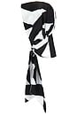view 3 of 3 Babs Headscarf in Black & White