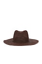 view 2 of 4 SOMBRERO FEDORA EMMANUELLE in Espresso