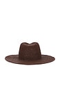 view 3 of 4 SOMBRERO FEDORA EMMANUELLE in Espresso