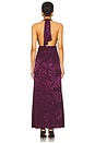 view 3 of 4 Mero Dress in Ivory, Bermellon & Grape