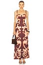 view 1 of 3 Alba Dress in Brown
