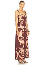 view 2 of 3 Alba Dress in Brown